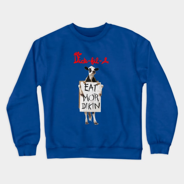 Eat Mor Crewneck Sweatshirt by crapperpoopin